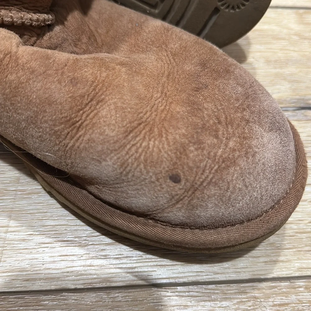 UGG Australia‎ Chestnut Sheepskin Tall Winter Comfort Boots Womens Sz W7